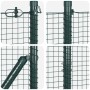 Cerca de Alambre Soldado con 13 Postes Verde 1.5x25 m de Acero de , Paneles de vallas - Ref: Foro24-3351739, Precio: 176,81 €...