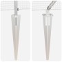 Juego de Postes de Cerca Set de 2 Acero galvanizado 25 x 1 m de , Paneles de vallas - Ref: Foro24-3351963, Precio: 193,48 €, ...