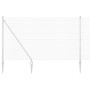 Valla de Alambre Soldado con 13 Postes con Punta 1.5x25 m Acero Galvanizado de , Paneles de vallas - Ref: Foro24-3351973, Pre...
