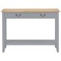 Mesa consola de madera gris 110x35x80 cm en Mesas auxiliares | Comprar online en Foru.es