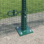 Cerca de Alambre Soldado con 13 Postes Flangados Verde 0.5x25 m de Acero de , Paneles de vallas - Ref: Foro24-3352423, Precio...