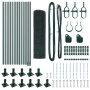 Cerca de Alambre Soldado con 13 Postes Flangados Verde 0.5x25 m de Acero de , Paneles de vallas - Ref: Foro24-3352423, Precio...