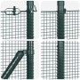 Cerca de Alambre Soldado con 13 Postes Flangados Verde 0.5x25 m de Acero de , Paneles de vallas - Ref: Foro24-3352423, Precio...