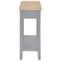 Mesa consola de madera gris 110x35x80 cm en Mesas auxiliares | Comprar online en Foru.es