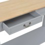 Mesa consola de madera gris 110x35x80 cm en Mesas auxiliares | Comprar online en Foru.es