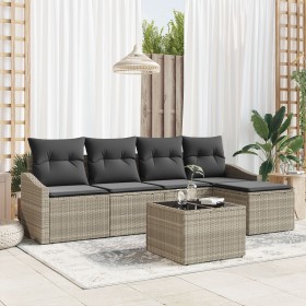 Juego de Sofá de Jardín Set de 6 Beige Ratan Sofá de Exterior de , Sofás de exterior - Ref: Foro24-3355361, Precio: 394,82 €,...
