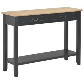 Mesa consola de madera negro 110x35x80 cm en Mesas auxiliares | Comprar online en Foru.es