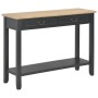 Mesa consola de madera negro 110x35x80 cm en Mesas auxiliares | Comprar online en Foru.es