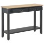 Mesa consola de madera negro 110x35x80 cm en Mesas auxiliares | Comprar online en Foru.es