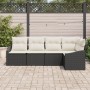 Set de Sofá de Jardín Set de 5 Beige Ratán, Poliéster de , Sofás de exterior - Ref: Foro24-3355386, Precio: 351,63 €, Descuen...