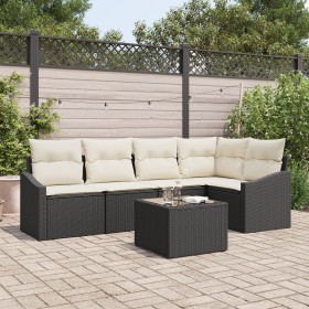 Juego de Sofá para Jardín Conjunto de 6 Beige, Café de , Sofás de exterior - Ref: Foro24-3355396, Precio: 399,70 €, Descuento: %