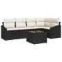Juego de Sofá para Jardín Conjunto de 6 Beige, Café de , Sofás de exterior - Ref: Foro24-3355396, Precio: 399,70 €, Descuento: %