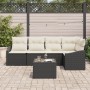 Juego de Sofá para Jardín Conjunto de 6 Beige, Café de , Sofás de exterior - Ref: Foro24-3355396, Precio: 399,70 €, Descuento: %