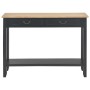 Mesa consola de madera negro 110x35x80 cm en Mesas auxiliares | Comprar online en Foru.es