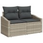 Juego de Sofá de Jardín Conjunto de 7 Beige Ratán PE de , Sofás de exterior - Ref: Foro24-3355421, Precio: 491,05 €, Descuent...