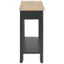 Mesa consola de madera negro 110x35x80 cm en Mesas auxiliares | Comprar online en Foru.es