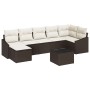 Juego de Comedor de Jardín de 7 Piezas con Cojines Gris Poliratán de , Sofás de exterior - Ref: Foro24-3355487, Precio: 508,5...
