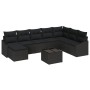 Conjunto de Comedor de Jardín de 9 Piezas con Cojines Beige Ratán de , Sofás de exterior - Ref: Foro24-3355522, Precio: 576,6...