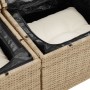 Set de sofá de jardín Juego de 7 Beige Ratán Sofá de jardín de , Sofás de exterior - Ref: Foro24-3355540, Precio: 506,70 €, D...