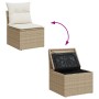 Set de sofá de jardín Juego de 7 Beige Ratán Sofá de jardín de , Sofás de exterior - Ref: Foro24-3355540, Precio: 506,70 €, D...