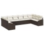 Set de Sofá de Jardín Set de 10 Beige Ratan Banco de Jardín de , Sofás de exterior - Ref: Foro24-3355567, Precio: 641,32 €, D...