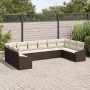 Set de Sofá de Jardín Set de 10 Beige Ratan Banco de Jardín de , Sofás de exterior - Ref: Foro24-3355567, Precio: 641,32 €, D...