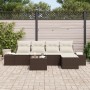 Juego de Sofá de Jardín de 5 Piezas con Cojines Gris Ratán de , Sofás de exterior - Ref: Foro24-3355697, Precio: 408,08 €, De...