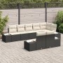 Juego de Sofá de Jardín de 8 Piezas con Cojines Negro Poliratán de , Sofás de exterior - Ref: Foro24-3355776, Precio: 613,95 ...