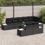 Conjunto de Sofá de Jardín de 9 piezas con Cojines Beige Poliratán de , Sofás de exterior - Ref: Foro24-3355792, Precio: 696,...
