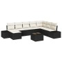 Set de sofá de jardín de 8 piezas con cojines marrón poliratán de , Sofás de exterior - Ref: Foro24-3355856, Precio: 564,36 €...