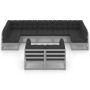 Set de muebles de jardín 9 pzas con cojines madera pino gris de vidaXL, Conjuntos de jardín - Ref: Foro24-3077256, Precio: 87...