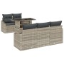 Juego de Sofá de Jardín Conjunto de 6 Beige Poliratán de , Sofás de exterior - Ref: Foro24-3357655, Precio: 539,16 €, Descuen...