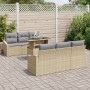 Juego de Sofá de Jardín Conjunto de 7 Beige y gris de , Sofás de exterior - Ref: Foro24-3357663, Precio: 587,83 €, Descuento: %