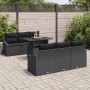 Juego de sofá de jardín Conjunto de 7 Marrón oscuro de , Sofás de exterior - Ref: Foro24-3357666, Precio: 581,33 €, Descuento: %