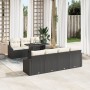Set de Sofás de Jardín Set de 8 Beige, Negro de , Sofás de exterior - Ref: Foro24-3357680, Precio: 595,90 €, Descuento: %