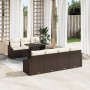 Conjunto de Sofá de Jardín Set de 8 Marrón Ratán de , Sofás de exterior - Ref: Foro24-3357681, Precio: 613,95 €, Descuento: %