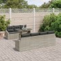 Conjunto de Sofá de Jardín Set de 8 Ratán Natural Ratán Sintético de , Sofás de exterior - Ref: Foro24-3357685, Precio: 671,8...