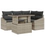 Set de Sofá de Jardín Conjunto de 5 Beige Ratán, Poliéster de , Sofás de exterior - Ref: Foro24-3357735, Precio: 428,09 €, De...