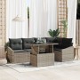 Conjunto de Sofá de Jardín de 6 Piezas con Cojines, Gris Poliratán de , Sofás de exterior - Ref: Foro24-3357742, Precio: 457,...