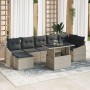 Conjunto de Sofá de Jardín Conjunto de 8 Gris Ratán de , Sofás de exterior - Ref: Foro24-3357785, Precio: 627,70 €, Descuento: %