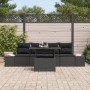 Set de sofá de jardín 5 piezas Negro Ratán Sofá exterior de , Sofás de exterior - Ref: Foro24-3357826, Precio: 417,37 €, Desc...