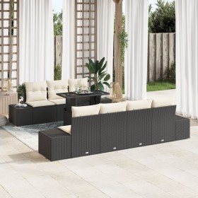 Conjunto de Sofá Jardín Set 8 Marrón Ratán Conjunto Sofá Exterior de , Sofás de exterior - Ref: Foro24-3357860, Precio: 638,4...
