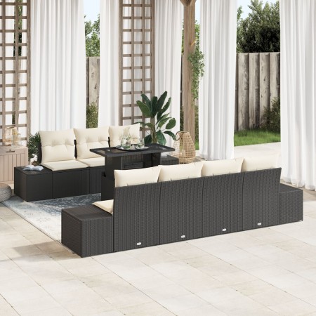 Conjunto de Sofá Jardín Set 8 Marrón Ratán Conjunto Sofá Exterior de , Sofás de exterior - Ref: Foro24-3357860, Precio: 638,4...