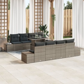 Juego de sofá de jardín Conjunto de 7 Gris Ratán, Metal de , Sofás de exterior - Ref: Foro24-3357882, Precio: 707,08 €, Descu...