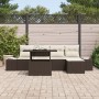 Conjunto de Sofá de Jardín Set de 6 Marrón Ratán de , Sofás de exterior - Ref: Foro24-3357901, Precio: 461,19 €, Descuento: -5%%