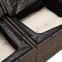 Conjunto de Sofá de Jardín Set de 6 Marrón Ratán de , Sofás de exterior - Ref: Foro24-3357901, Precio: 461,19 €, Descuento: -5%%