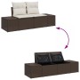 Conjunto de Sofá de Jardín Set de 6 Marrón Ratán de , Sofás de exterior - Ref: Foro24-3357901, Precio: 461,19 €, Descuento: -5%%