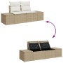 Juego de Sofás de Jardín Conjunto de 6 Beige Ratán de , Sofás de exterior - Ref: Foro24-3357904, Precio: 501,28 €, Descuento:...