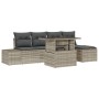 Juego de Sofá de Jardín Conjunto de 6 Gris Claro, Gris Oscuro de , Sofás de exterior - Ref: Foro24-3357905, Precio: 483,59 €,...