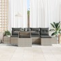 Juego de Sofá de Jardín Conjunto de 6 Gris Claro, Gris Oscuro de , Sofás de exterior - Ref: Foro24-3357905, Precio: 483,59 €,...